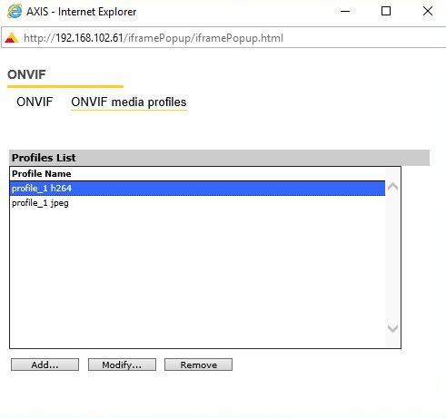 AXIS Q1615 OnvifMediaProfiles 2