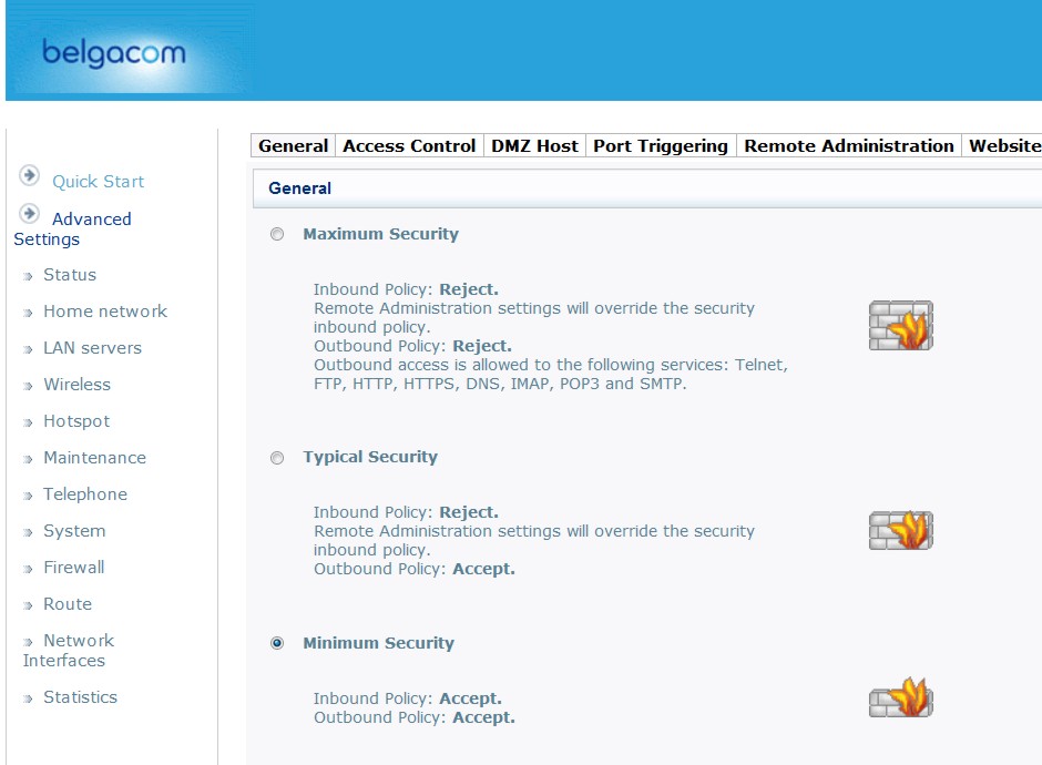 bbox2 06 Firewall General