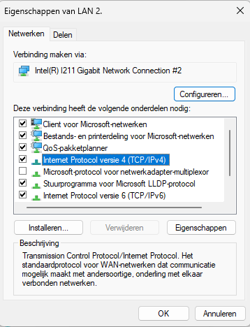 Win11 4 Meer adapteropties bewerken