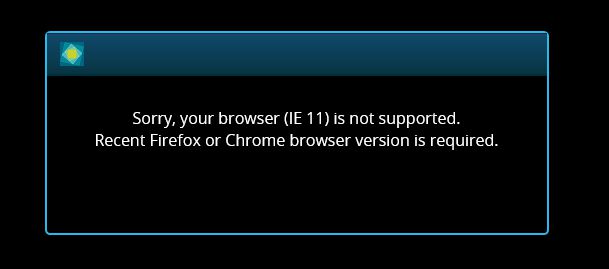 Sorry browser not supported