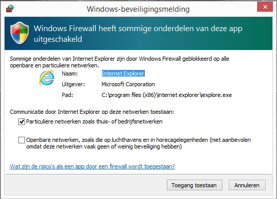 Stap10 WindowsBeveiligingsmelding